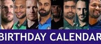 Which cricketer was born on 14 March?